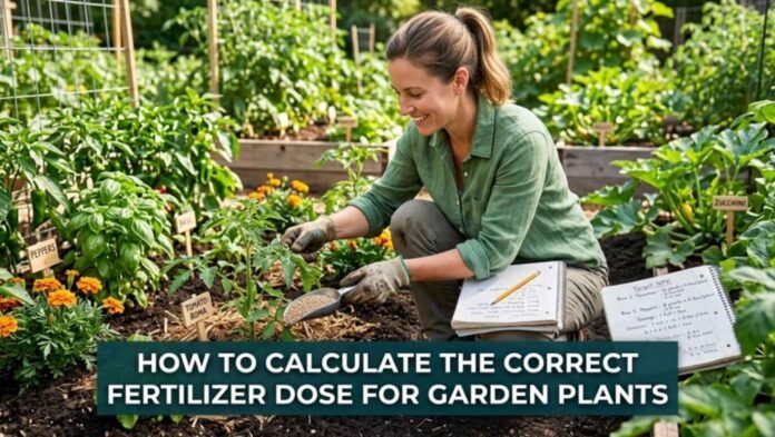 How to Calculate the Correct Fertilizer Dose for Garden Plants